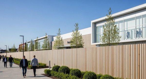 La palissade centre commercial : une solution esthétique et sécurisante pour vos espaces