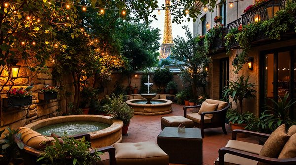 Top hôtels à paris offrant des patios charmants